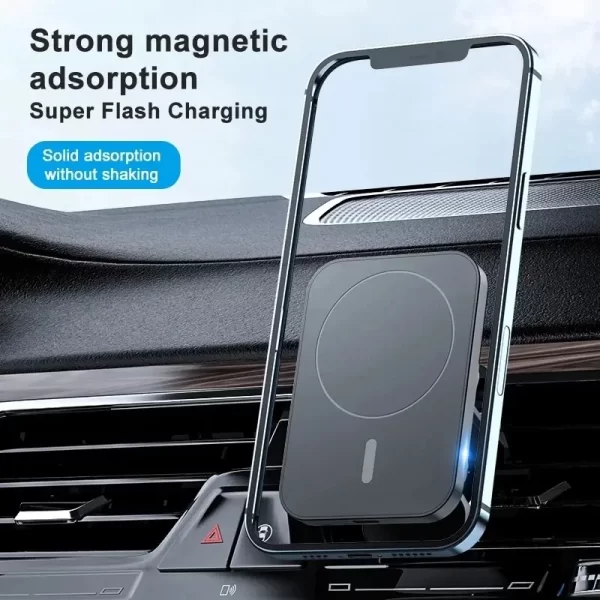 30W Magnetic Wireless Charger Car Air Vent Stand Phone Holder Car Fast Charging Station For iPhone 12 13 14 Pro Max Mini Macsafe - Image 5