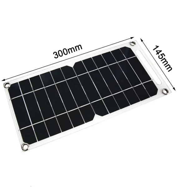 30W Portable Solar Panel 5V Solar Plate with USB Safe Charge Stabilize Battery Charger for Power Bank Phone Outdoor Camping Home - Image 6