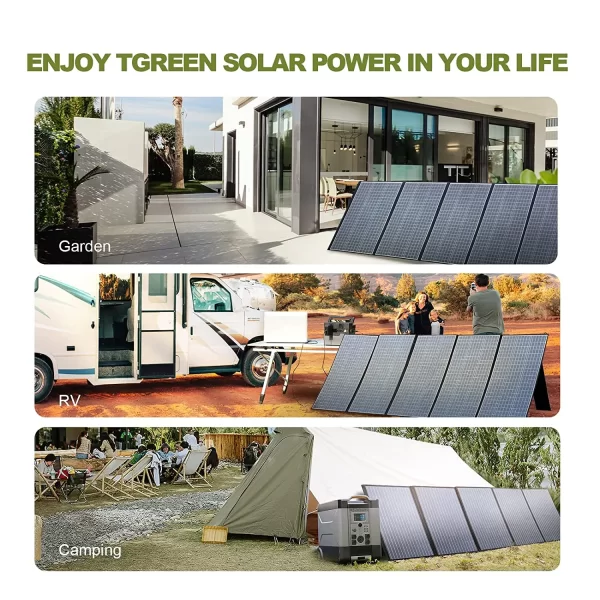 ALLPOWERS Foldable Solar Panel 400W / 200W / 140W / 100W / 60W Solar Charger with MC-4 Output for Power Station Solar Generator - Image 4