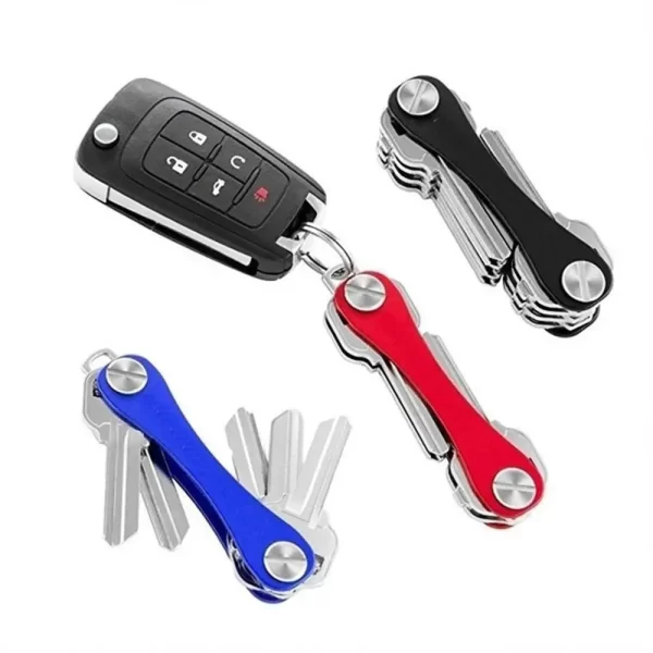 Smart Keychain Mini Keychain Aluminum Alloy Key Clip Metal Key Organizer Key Chain - Image 2