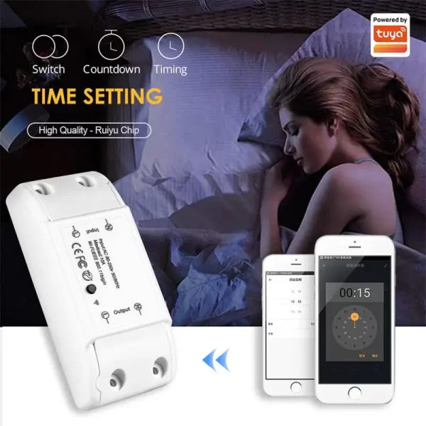 WiFi Intelligent High Quality Chip Remote Home Controller On Off Device Smart Life Phone Wireless Remote Control Timing