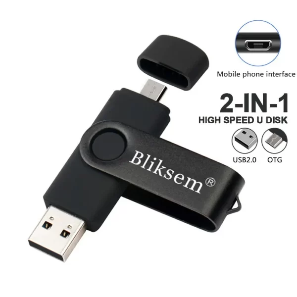 Bliksem OTG Flash Drive 32GB 64GB High Speed USB2.0 for PC Mobile Phone USB Metal Mini Pen Drive 32GB USB Flash Drive 64GB